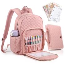 Mochila para Bíblia FOREGOER Grande Capacidade Rosa para Mulheres Mochila para Bíblia FOREGOER Grande Capacidade Rosa para Mulheres