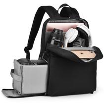 Mochila para câmera Caden L4 à prova d'água com 14 laptops Compart