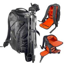 Mochila para Camera Fotografica Lente Tripé Fancier Kingkong30 + Capa de Chuva