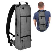 Mochila para cilindro de oxigênio APDTEK tamanho D JD cinza Mochila para cilindro de oxigênio APDTEK tamanho D JD cinza