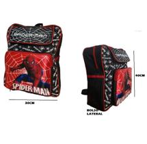 Mochila Para Costas Meninos Personagens Infantis Bolsos Para Lápis e Garrafa