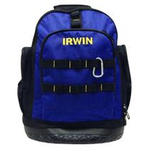 Mochila para Ferramentas Irwin 1868159 Base Emborrachada à Prova D'água 11 Bolsos Azul e Preta Mochila para Ferramentas Irwin 1868159 Base Emborrachada à Prova D'água 11 Bolsos Azul e Preta