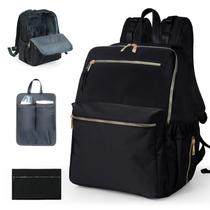 Mochila para Fraldas ILCOLPO - 19 Bolsos - Nylon Preto