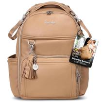 Mochila para Fraldas Itzy Ritzy Boss Plus Chai - 19 Bolsos