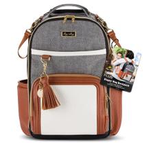 Mochila para Fraldas Itzy Ritzy Boss Plus - Cores Café e Creme