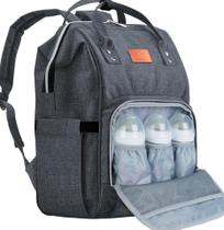 Mochila para Fraldas KeaBabies Mystic Grey - À Prova D'Água