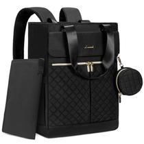Mochila para fraldas LOVEVOOK com bolsos isolados preta Mochila para fraldas LOVEVOOK com bolsos isolados preta