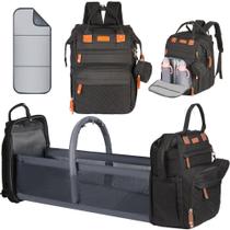 Mochila para fraldas Shengmeister 3 em 1 900D Oxford Large