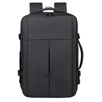 Mochila para laptop em tecido Oxford de grande capacidade para homens preta Mochila para laptop em tecido Oxford de grande capacidade para homens preta