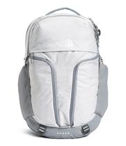 Mochila para laptop feminina THE NORTH FACE Surge Commuter branca