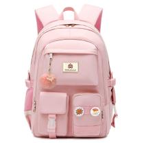 Mochila para laptop Hidds School Bag College 15,6" rosa para meninas Mochila para laptop Hidds School Bag College 15,6" rosa para meninas