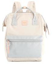 Mochila para laptop himawari 1881-Ivory+azul claro à prova d'água
