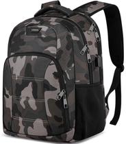 Mochila para laptop Liokesa Camo resistente à água de 15,6 polegadas
