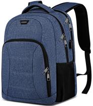 Mochila para laptop Liokesa para homens e adolescentes escolares com USB azul 30L Mochila para laptop Liokesa para homens e adolescentes escolares com USB azul 30L