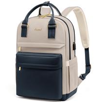 Mochila para laptop LOVEVOOK 17,3" à prova d'água com porta USB de nylon