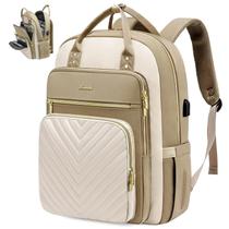 Mochila para laptop LOVEVOOK 17,3" impermeável para mulheres