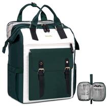 Mochila para laptop LOVEVOOK Beige Green 17.3" resistente à água