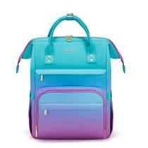 Mochila para laptop LOVEVOOK Gradient 17,3" impermeável para mulheres Mochila para laptop LOVEVOOK Gradient 17,3" impermeável para mulheres