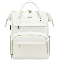Mochila para laptop LOVEVOOK Leather 15,6" com porta USB para mulheres Mochila para laptop LOVEVOOK Leather 15,6" com porta USB para mulheres