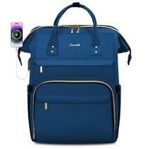Mochila para laptop LOVEVOOK para mulheres 15,6" azul impermeável Mochila para laptop LOVEVOOK para mulheres 15,6" azul impermeável