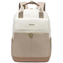 Mochila para laptop LOVEVOOK para mulheres de 15,6" com porta USB à prova d'água