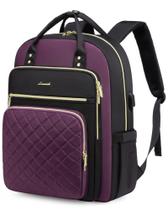 Mochila para laptop LOVEVOOK para mulheres de 15,6" com porta USB