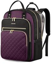 Mochila para laptop LOVEVOOK para mulheres de 17 polegadas resistente à água