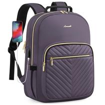Mochila para laptop LOVEVOOK para mulheres que viajam 15,6" com porta USB