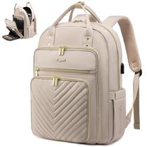 Mochila para laptop LOVEVOOK resistente à água para mulheres de 15,6"