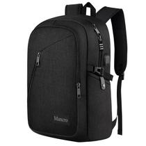 Mochila para laptop Mancro de 17,3 polegadas Anti-Theft Business Black