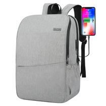 Mochila para laptop MAXTOP Deep Storage com USB 17" resistente à água