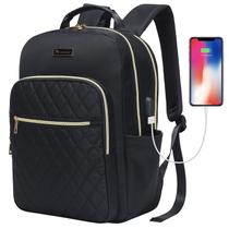 Mochila para laptop Modoker acolchoada 15,6" com porta USB para mulheres Mochila para laptop Modoker acolchoada 15,6" com porta USB para mulheres