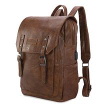 Mochila para laptop Montana West Wrangler Brown Vegan Leather