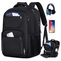 Mochila para laptop SDYSM 45L com carregamento USB 17,3" resistente à água