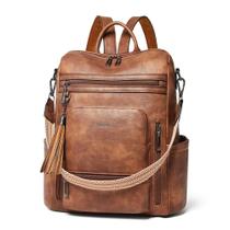 Mochila para laptop Shrie Vegan Leather 15,6" para mulheres