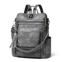 Mochila para laptop Shrie Vegan Leather de 15,6 polegadas para mulheres Mochila para laptop Shrie Vegan Leather de 15,6 polegadas para mulheres