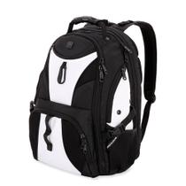 Mochila para laptop SwissGear 1900 Scansmart TSA 17 polegadas branca/preta
