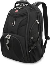 Mochila para laptop SwissGear 1900 Scansmart TSA 17 polegadas preta