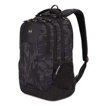 Mochila para laptop SwissGear Cecil 5505 Black Cod/Camo de 18 polegadas