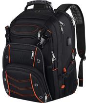 Mochila para laptop VECKUSON 18,4" 55L para homens com porta de carregador USB