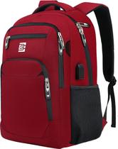 Mochila para laptop Volher Business Travel Anti Theft 15,6" vermelha