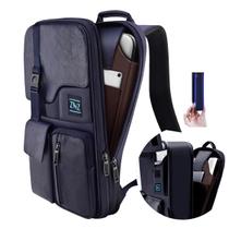 Mochila para laptop ZINZ Slim & Expandable 15-16" impermeável azul Mochila para laptop ZINZ Slim & Expandable 15-16" impermeável azul