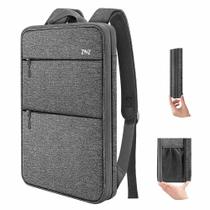 Mochila para laptop ZINZ Slim & Expansível 15-16" com porta USB