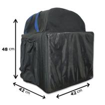 Mochila Para Motoboy Entregadores Bag com Isopor 45 Litros