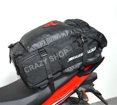 Mochila para Motociclista Garupa e Costas Semi Impermeável - WR CRAZY SHOP