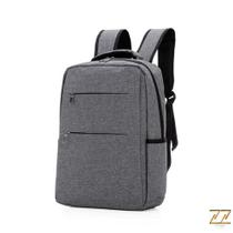 Mochila Para Notebook 15.6 Poliéster Reforçada Cinza Preto Azul