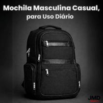 Mochila para Notebook com Compartimentos Organizados e Entrada USB Externa Mochila para Notebook com Compartimentos Organizados e Entrada USB Externa