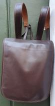 Mochila para notebook em couro