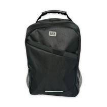 Mochila Para Notebook Impermeável Bolsa Reforçada Acabamento Em material sintético Preta Mochila Para Notebook Impermeável Bolsa Reforçada Acabamento Em material sintético Preta