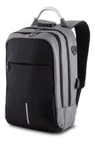 Mochila Para Notebook Masculina Feminina Executiva Slim - Cinza